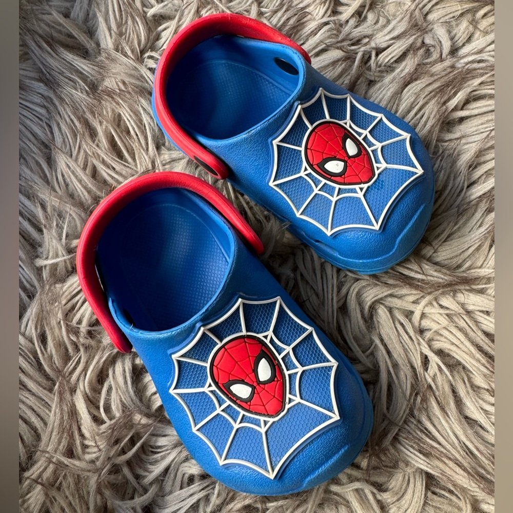 🕸️ Spider-Man Toddler Summer Croc Clogs